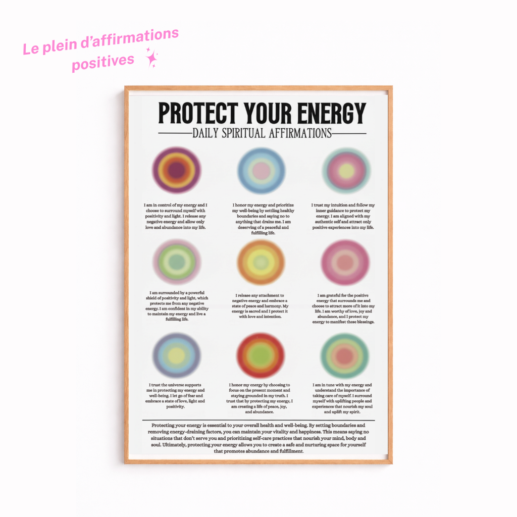 Affiche Aura - your space, your energy